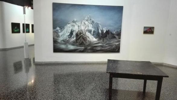 Vista de la exposición El sitio en que tan bien se está