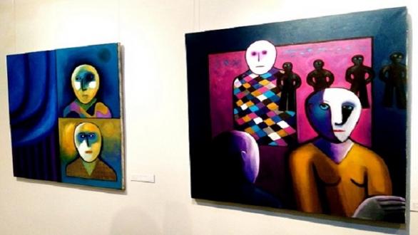 Piezas de la expo de Hilda Vidal 