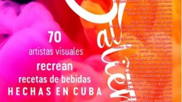 Detalle del cartel de la muestra “De la copa al lienzo” 