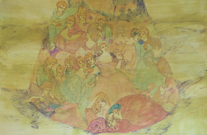 Dibujo español en el museo ABC