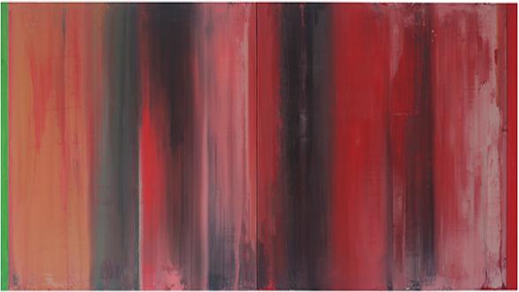 Obra de arte de Rafael Canogar. Atrio, óleo sobre lienzo, 2017