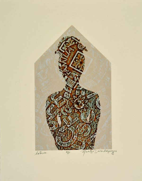 Maritza Dávila Irizarry, Interna, 2022, serigrafía, 14” x 11” 