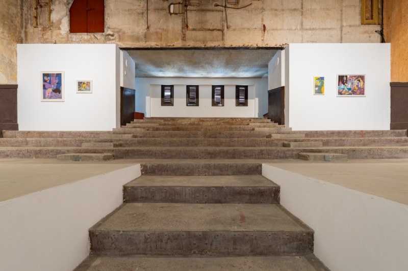 Vista de la exposición  Juan Padrón. A 40 años de ¡Vampiros en La Habana!