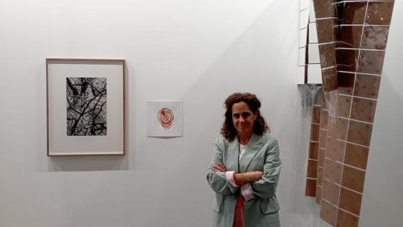 Lucía Mendoza en feria Estampa 2022