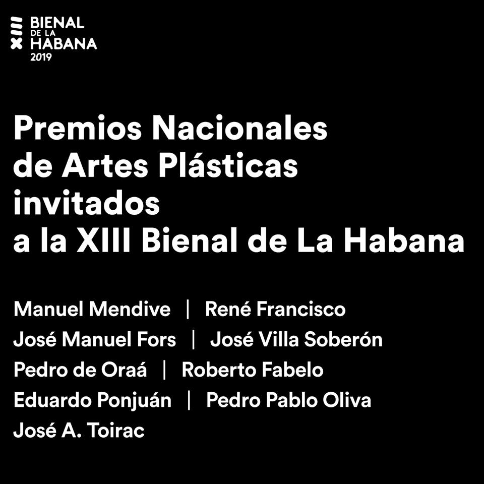 Premios Nacionales de artes visuales invitados