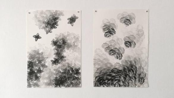 Alicia Gallego. Serie Peninsulas. Tamponajes. 2018 