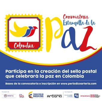 Convocatoria para 'Estampilla de la Paz'