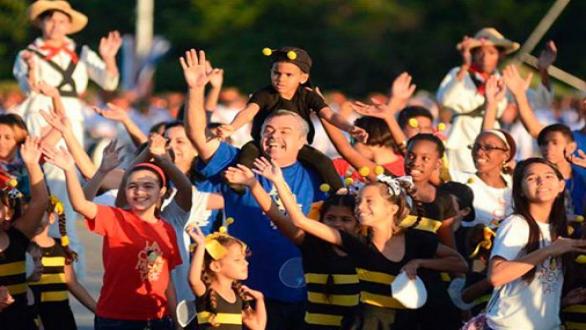 La Colmenita de gira por tierras de Vueltabajo. Foto: Radio Reloj