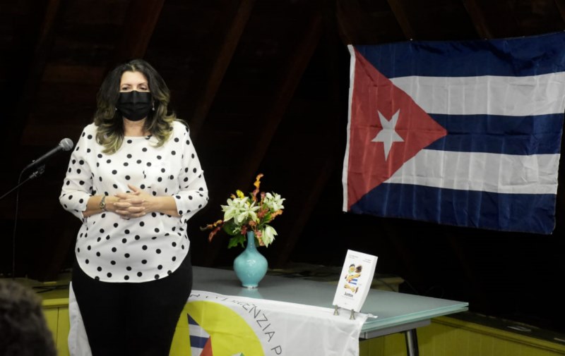 Directora de la Casa de las Tejas Verdes arquitecta Celia Marina Oliva Martinez.