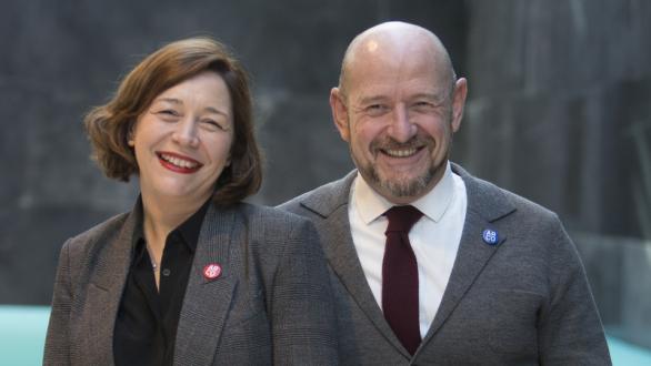 Maribel López y Carlos Urroz