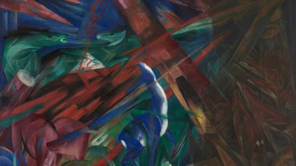 Franz Marc Tierschicksale (Die Bäume zeigten ihre Ringe, die Tiere ihre Adern), 1913 Oil on canvas © Kunstmuseum Basel - Image: Jonas Hänggi