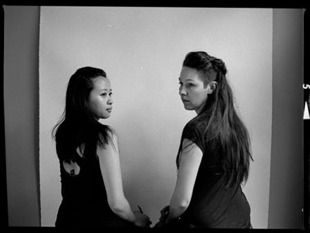 Mirror drawing. Anthea Black & Thea Yabut