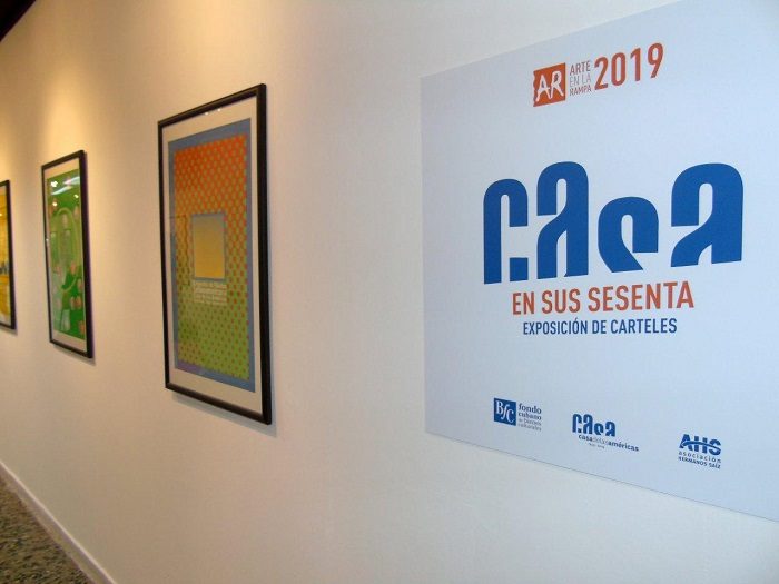 Exposición dedicada a los 60 años de la Casa de las Américas en El Túnel del Pabellón Cuba en Arte en La Rampa