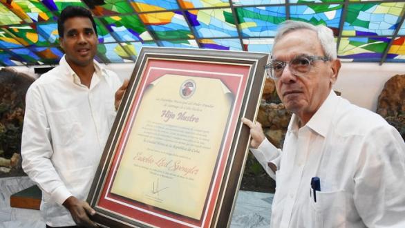 Eusebio Leal hijo ilustre de Santiago de Cuba