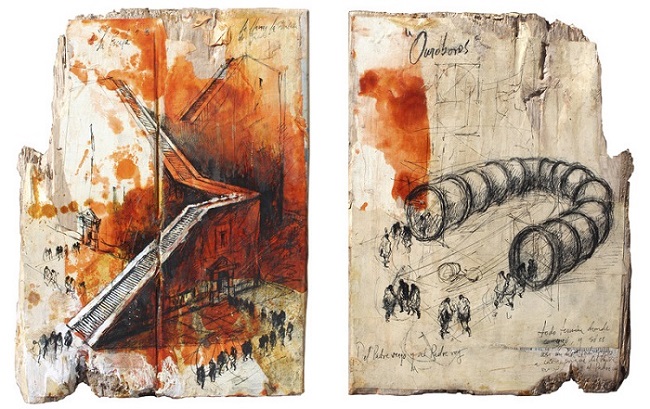 Ensayo para Revelaciones y Encrucijadas II (2-caras) (Essay for Revelations and Crossroads II (2-sided))