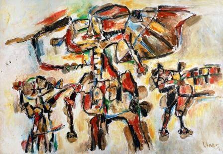 Obra de Oswaldo Vigas rompe récord en la casa Christie´s