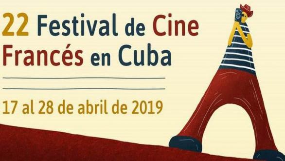 cartel del festival de cine francés en cuba