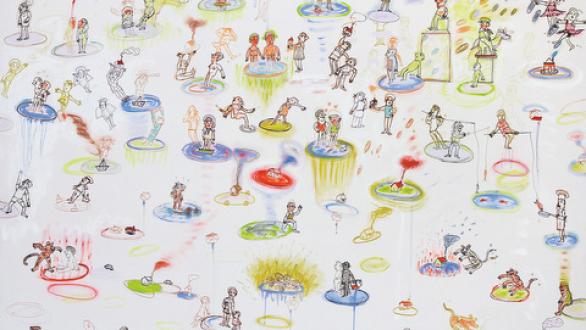 obra de Liliana Golubinsky en exposición 