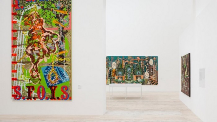 "Lo que se ve, se pregunta" is a retrospective exhibition of the artist Lari Pittman