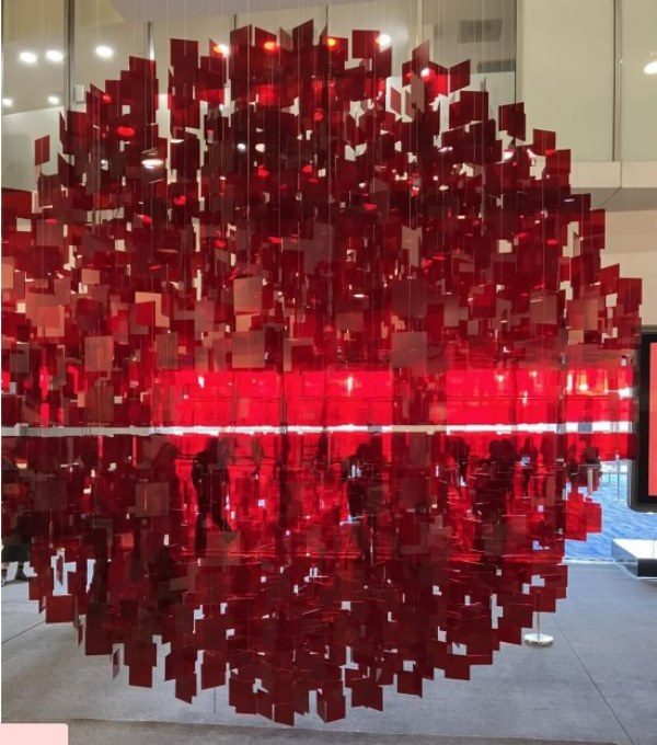 Julio Le Parc, Sphére Rouge 360/ tomado de The Happening