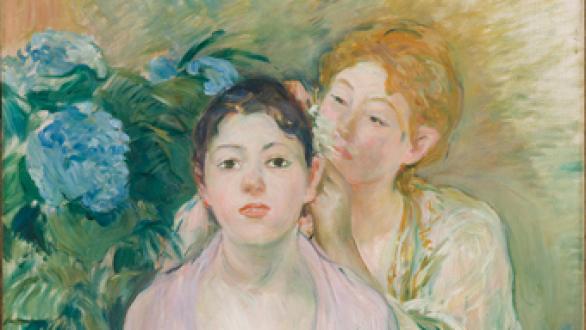 Berthe Morisot (France, 1841-1895) L'hortensia (The hydrangea) 1894. Oil on canvas, 73.1 x 60.4 cm. Musée d'Orsay, Paris, France. © Photo Musée d'Orsay / rmn.