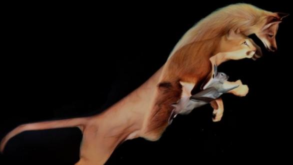 Una Cadena alimenticia. Óleo sobre tela. 145 x 120 cm. 2019 