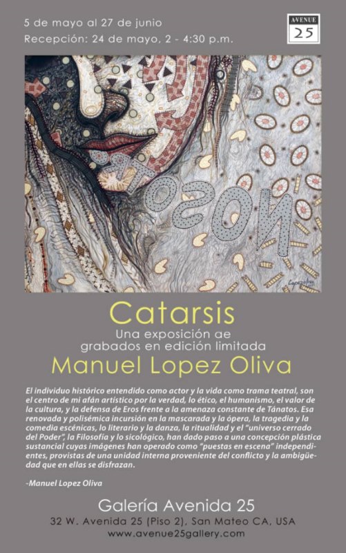 Grabados singulares de López Oliva en Galería californiana