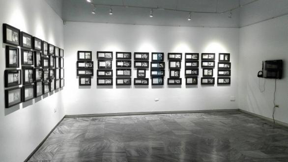 Obras fotográficas expuestas en la expo Documentos extraviados: Niños de Chernóbil en Cuba 