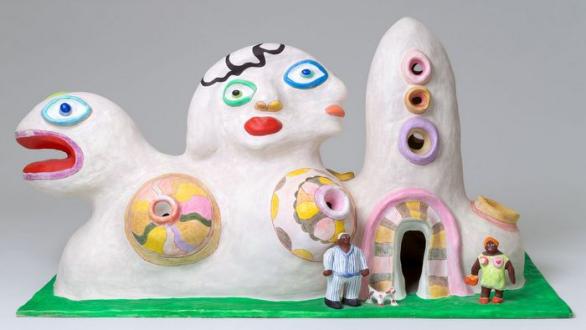 Niki de Saint Phalle b. 1930, Neuilly-sur-Seine, France, d. 2002, La Jolla, California Untitled, 1979 Wax crayon, acrylic, and colored pencil on fiberglass 67.3 × 125.7 × 62.2 cm Solomon R. Guggenheim Museum, New York, Gift, Susan Morse Hilles Estate 2002.38 Photo: Ariel Ione Williams, Solomon R. Guggenheim Museum, New York. © Niki Charitable art Foundation, VEGAP, Bilbao, 2024