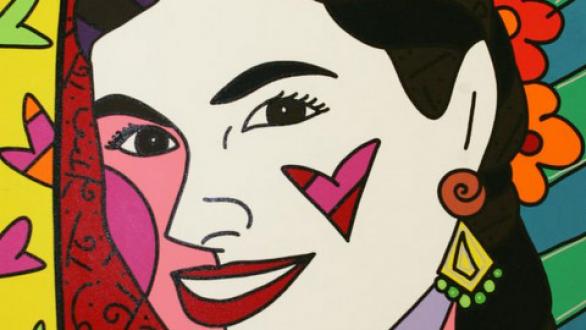 Rostro femenino- obra de arte
