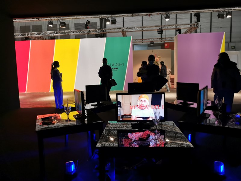 Menú del día, de Concha Jerez, stand de El País