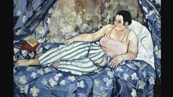 Suzanne Valadon. The blue room, 1923. Centre Pompidou, Musée national d'art moderne - Centre de création industrielle, París
