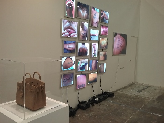 Pieces in the La Acacia Gallery stand in ARTBO 2018
