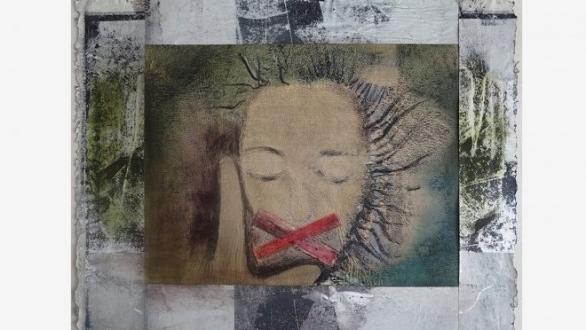 Marisa González, Autorretrato (Self-Portrait), 1971–1973, belonging to a set of three pieces. Artist's collection. © Marisa González, VEGAP, Madrid, 2025