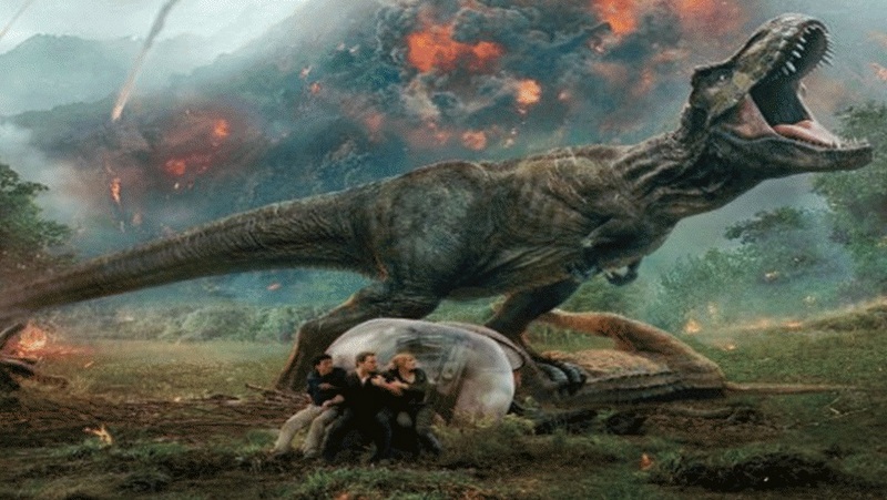 "Jurassic World:  Fallen Kingdom" Film Leads U.S. Box Office