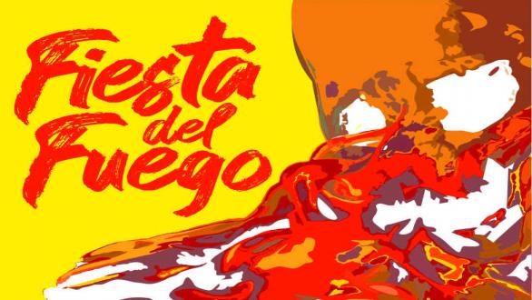 cartel del Festival del Caribe. Fiesta del Fuego. edición 40