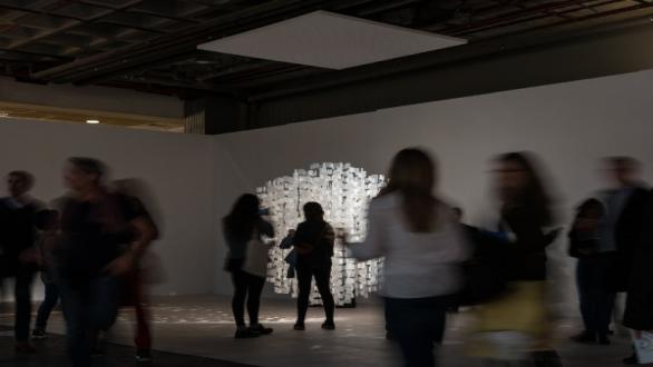 Vista de las ferias de arte 