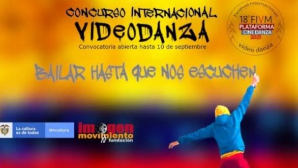 cartel del evento videodanza 2021