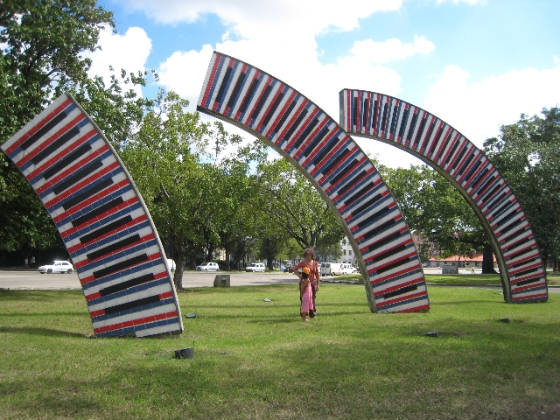 Inducción cromática para La Habana, obra de Carlos Cruz- Diez   ​