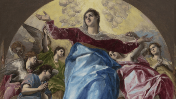 La Asunción de la Virgen, de El Greco, 1577-1579. Óleo sobre lienzo.