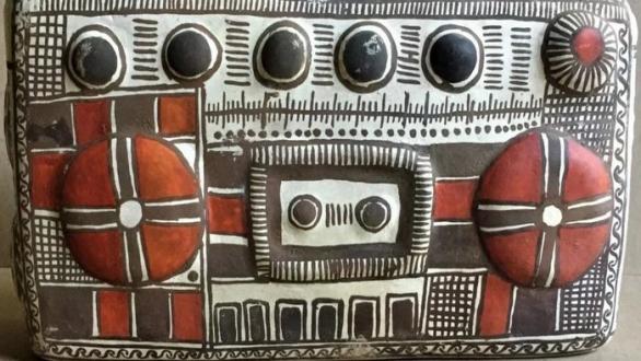 Obra de la muestra Con Aire popular