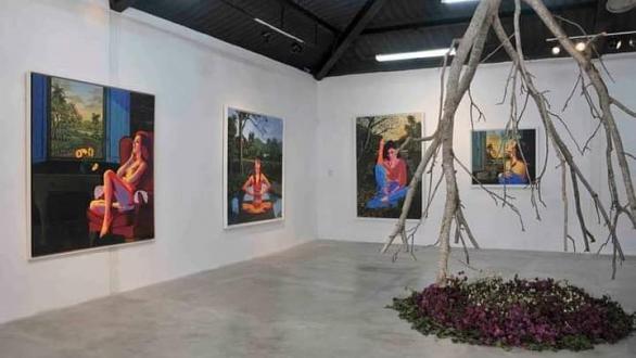 vista de la muestra Aisladas de Daniela Águila en Galería La Nave 