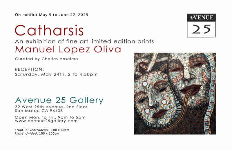 Grabados singulares de López Oliva en Galería californiana