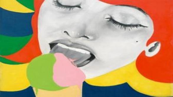 Evelyne Axell, Ice Cream (1964). Collection of Serge Goisse, Belgium. © Artists Rights Society (ARS), New York / ADAGP, Paris.
