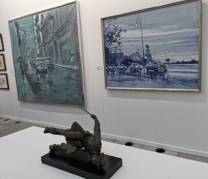 Obras expuestas por Collage Habana en Art Madrid 