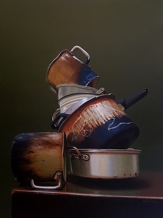 Obra de arte presentada en la XIII Bienal de La Habana