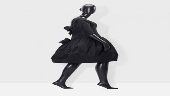 vestido- Christian Dior by Yves Saint Laurent, Autumn / Winter 1960: A silk faille cocktail dress. Photo credit: Sotheby's / Art digital studio.