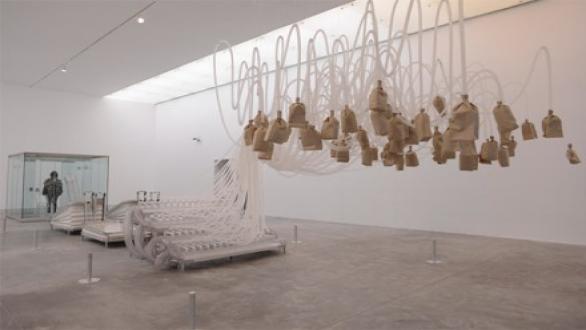 Pseudomatismos. Rafael Lozano-Hemmer. MUAC, 2015. Foto: MUAC / David González