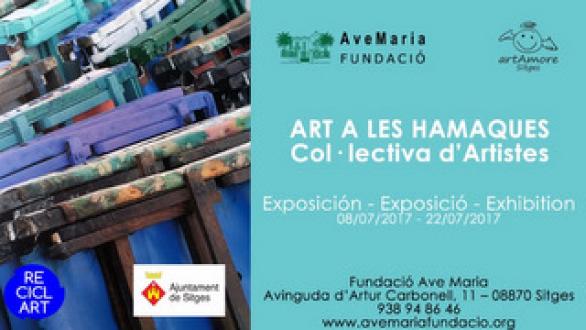 Invitación exposición- arte en las hamacas