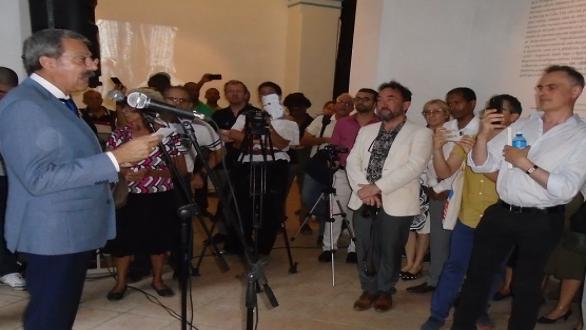 Momento de la inauguración 